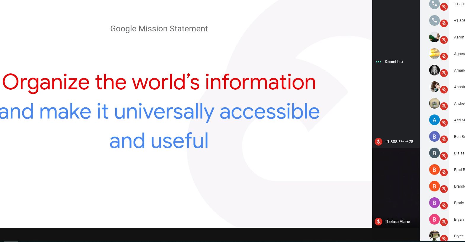 Google Workshop Slide